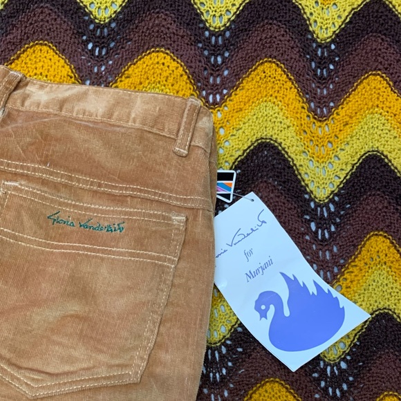 RARE VTG 1970s Corduroy Wide Leg Pants - Picture 10 of 14